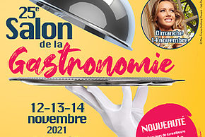 Affiche 25e Salon de la Gastronomie - Agrandir l'image