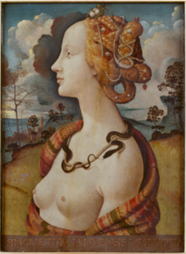 Portrait de Simonetta Vespucci - Agrandir l